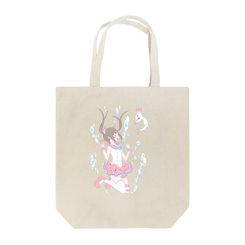 魔法少女と湖の天使 Tote Bag