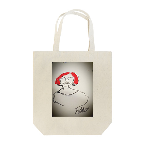 Red Girl... Tote Bag