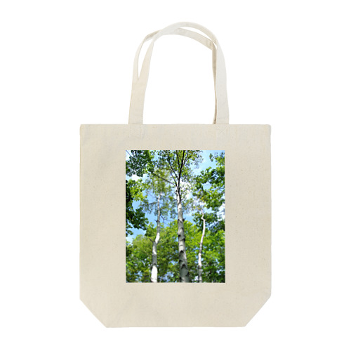 white birch Tote Bag