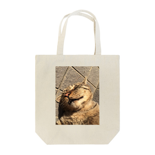 猫（無防備） Tote Bag
