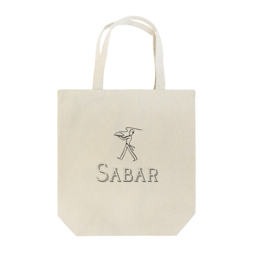 【SABAR LOGO】 collection Tote Bag