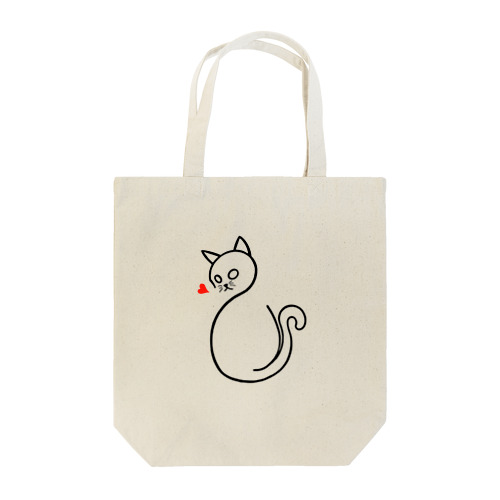 愛に飢えた猫 Tote Bag