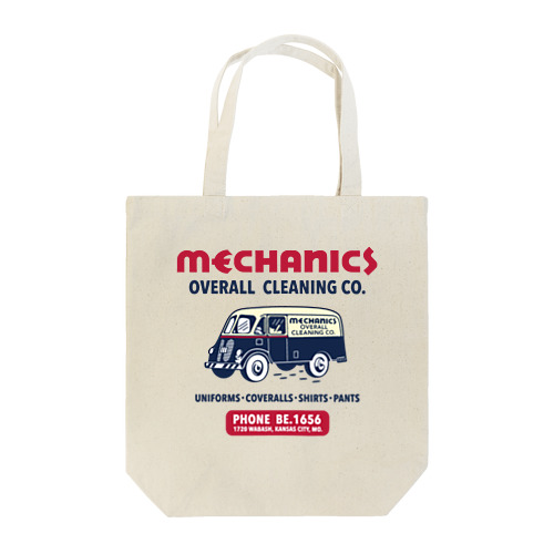 MECHANICS OVERALL CLEANING CO トートバッグ