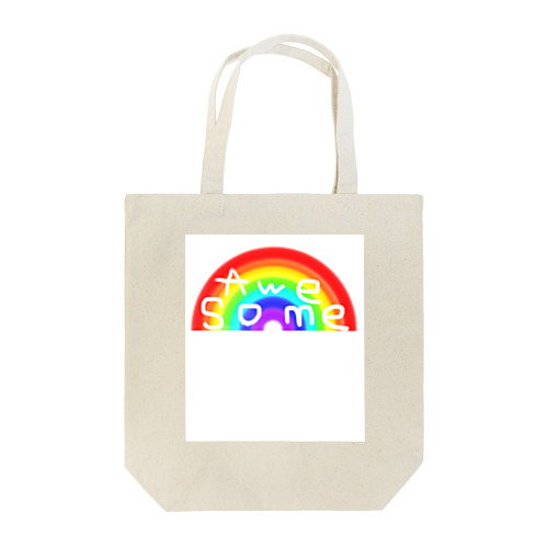 rainbow awesome Tote Bag