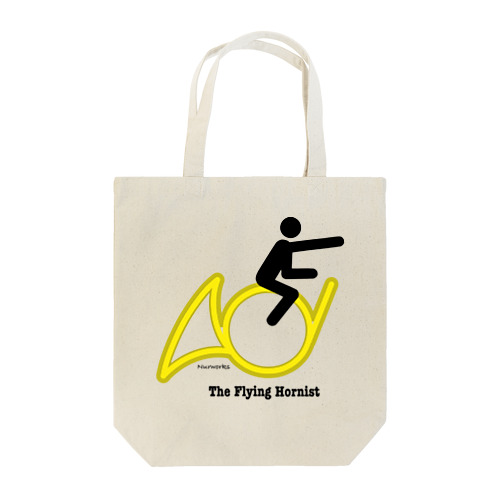 The Flying Hornist w/ Logo トートバッグ