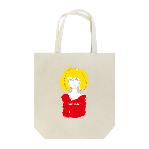 blond girl Tote Bag
