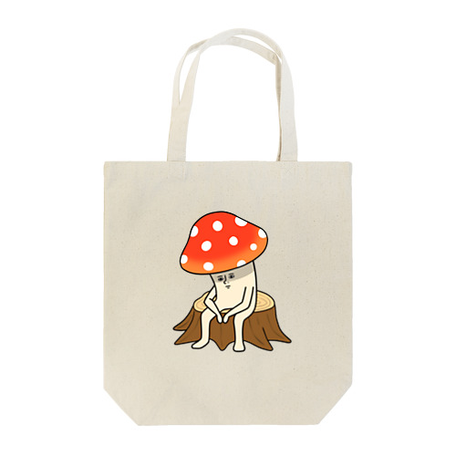 腰掛けるキノコ Tote Bag