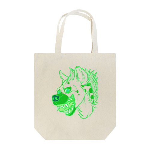green Hyena Tote Bag