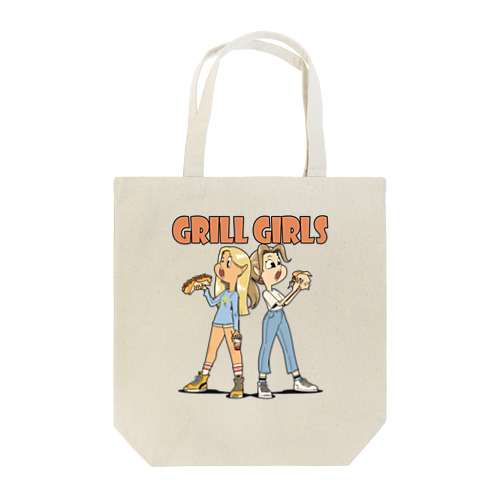 "grill girls" トートバッグ