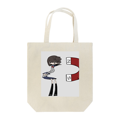 U字磁石とセーラー服の少女 Tote Bag