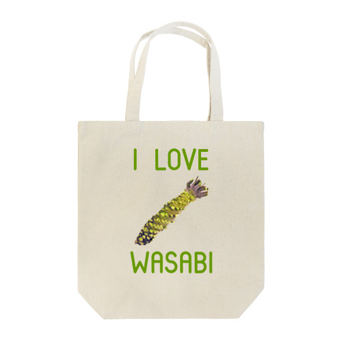 I LOVE WASABI Tote Bag