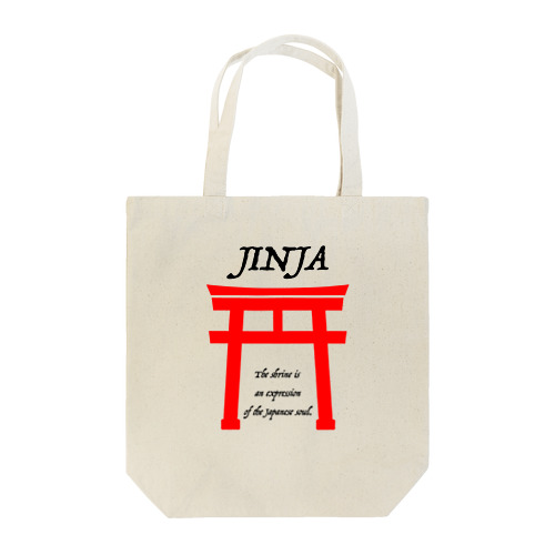 JINJA(赤） Tote Bag