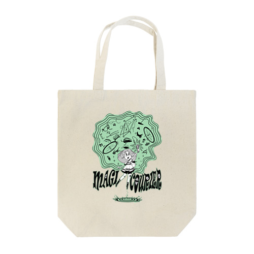 “MAGI COURIER” green #1 Tote Bag