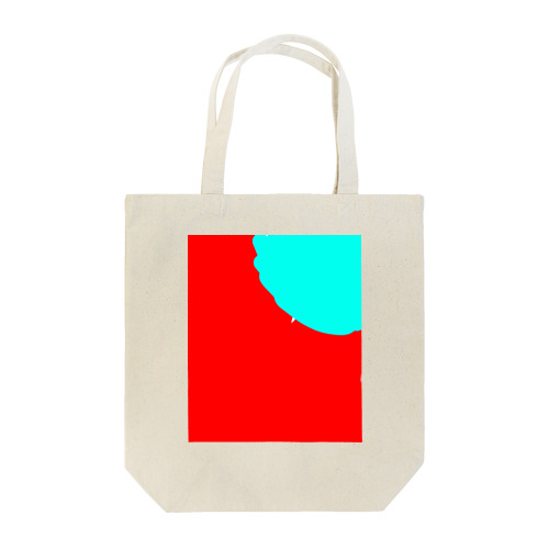 赤と水色 Tote Bag