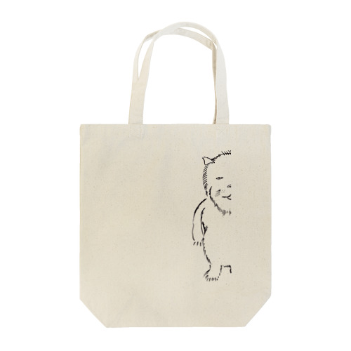 ぶさねこ半分。 Tote Bag