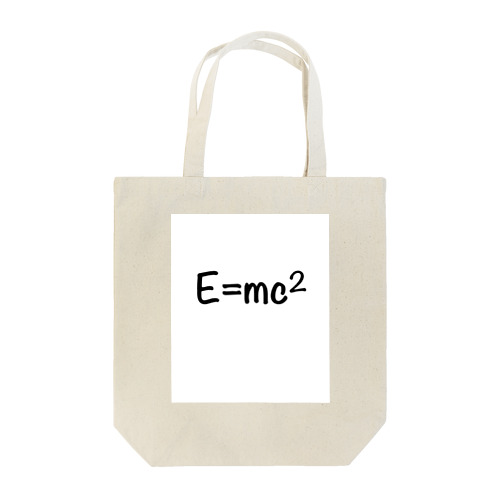 E=mc^2 Tote Bag