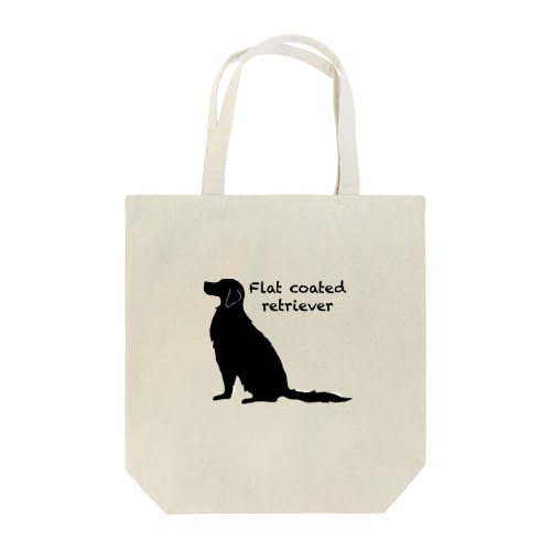 my dog Flat coated retriever Tote Bag