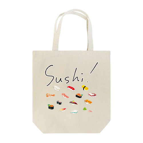 Sushi! ＰＯＰなお寿司！ トートバッグ