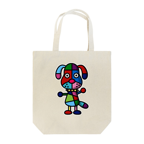 colorful dog Tote Bag