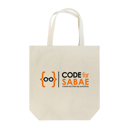 Code for Sabae (nobg) トートバッグ