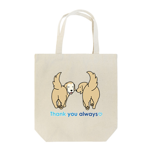Thank you always（前面） Tote Bag