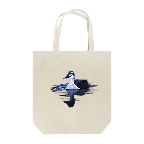 カルガモ（ブルー） Tote Bag