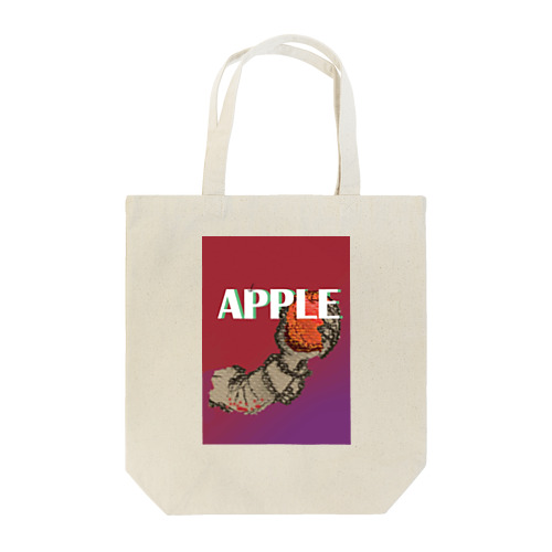 Holding Apple  Tote Bag