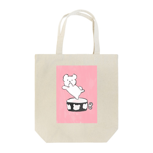 あさ４じにおきてしたくをするいぬ Tote Bag