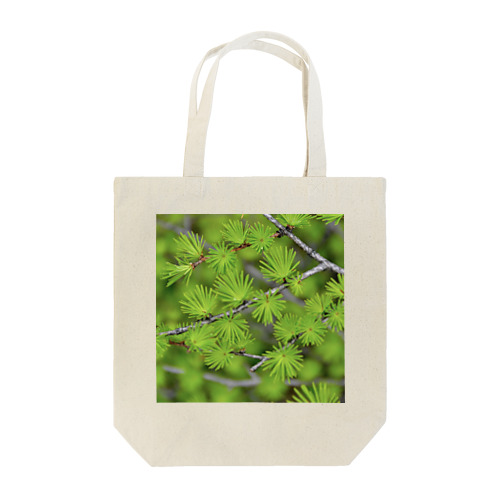 カラマツの新緑 Tote Bag