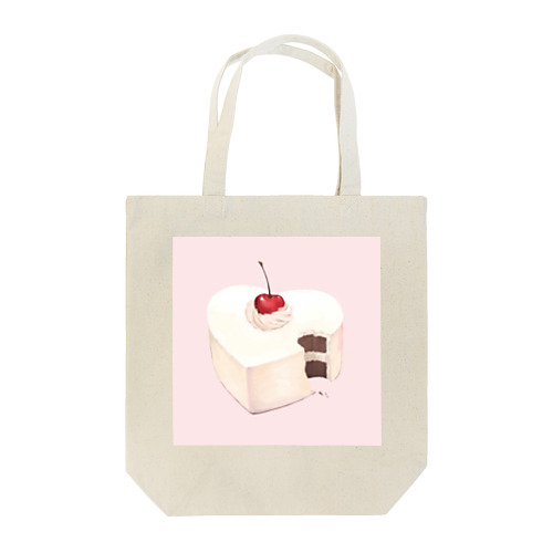 ハートのケーキ Tote Bag