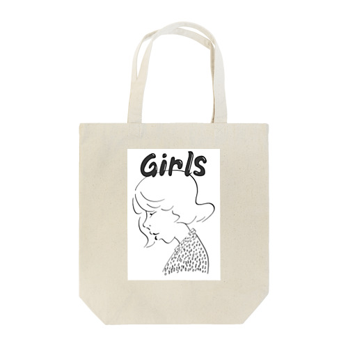 Girls illustration Tote Bag