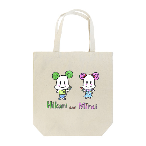 Hikari and Mirai トートバッグ