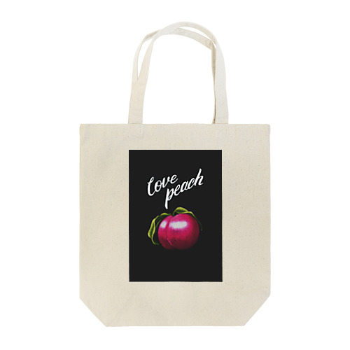 Love Peach Tote Bag