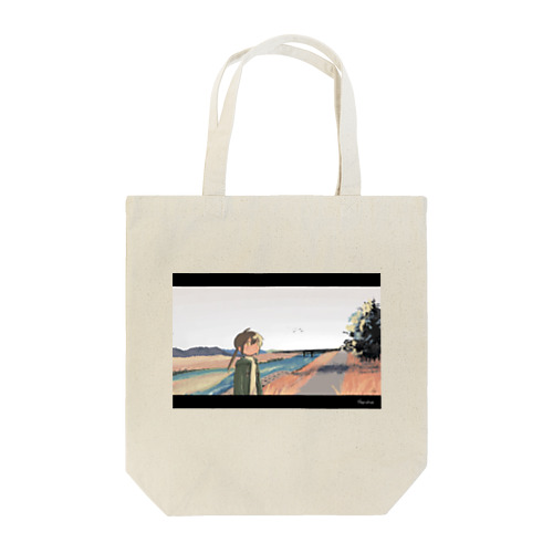 冬の河川敷 Tote Bag