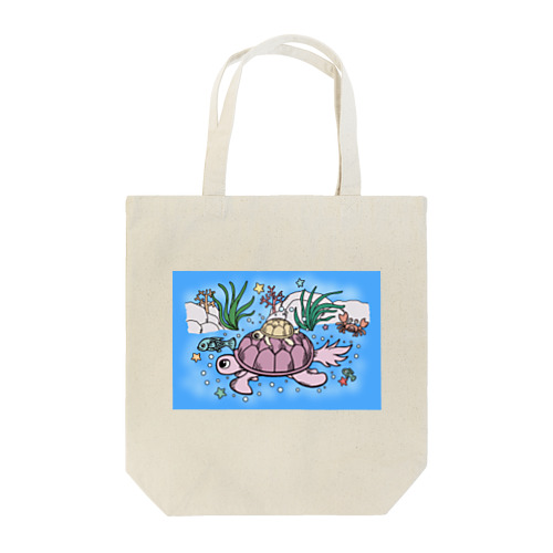 Ocean_Turtle_color02 Tote Bag