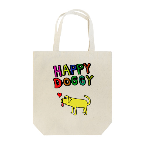 HAPPY DOGGY Tote Bag