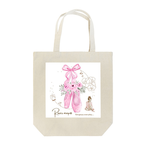 薔薇のトゥシューズと少女 Tote Bag