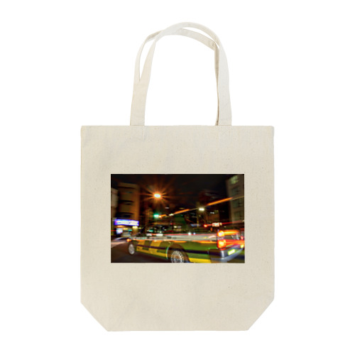 Time Travel Taxi Tote Bag