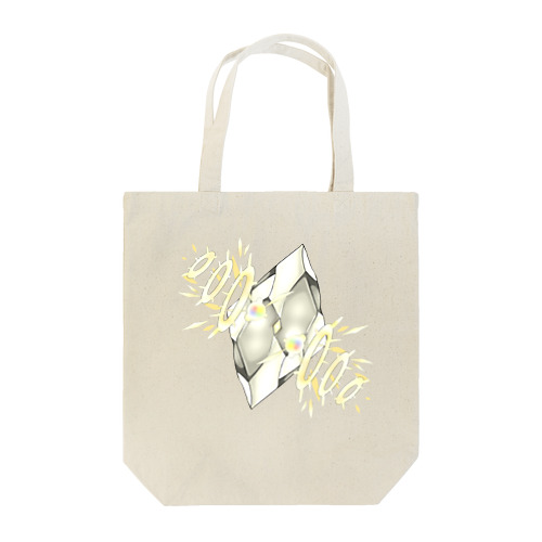 フェイクディガー「光の白い宝石」 Tote Bag