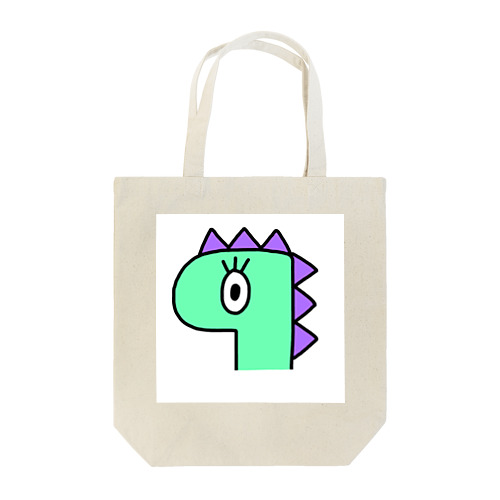 ぱちくりお目目の恐竜 Tote Bag