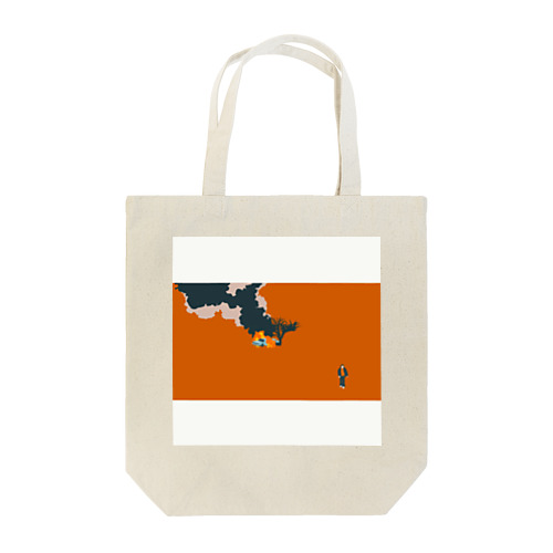 big orange  Tote Bag