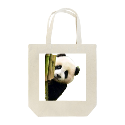 パンダの覗き見 Tote Bag