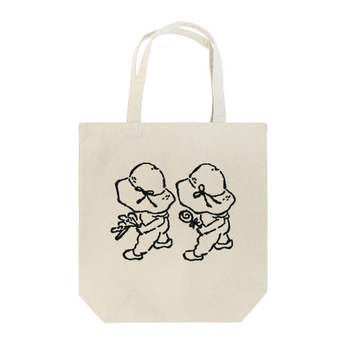 ふたごだ(麦わら) Tote Bag