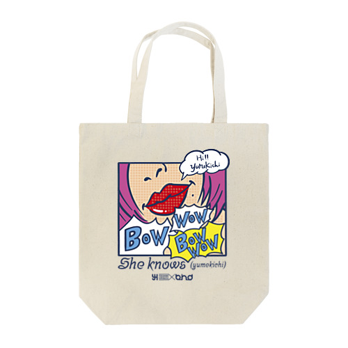 彼女は（yumekichi）を知っている Tote Bag