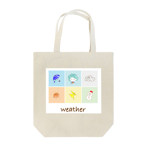 weather トートバッグ