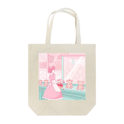 さくらんぼつけるお仕事 Tote Bag