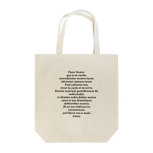 Pater Noster Tote Bag