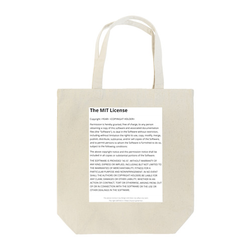 The MIT License Tote Bag