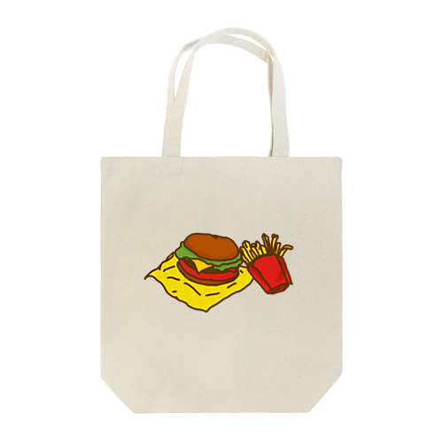 ネコックさんのハンバーガー Tote Bag