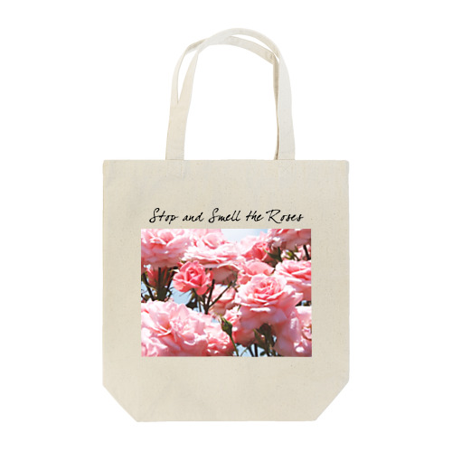 Pink roses Tote Bag